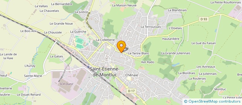 localisation de l'entreprise ABR2I ASSIST BUREAUT RESEAU INGEN INFORM à LE TEMPLE-DE-BRETAGNE