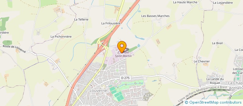 localisation de l'entreprise ABRA-SOUD'INDUSTRIE à LOUVERNE