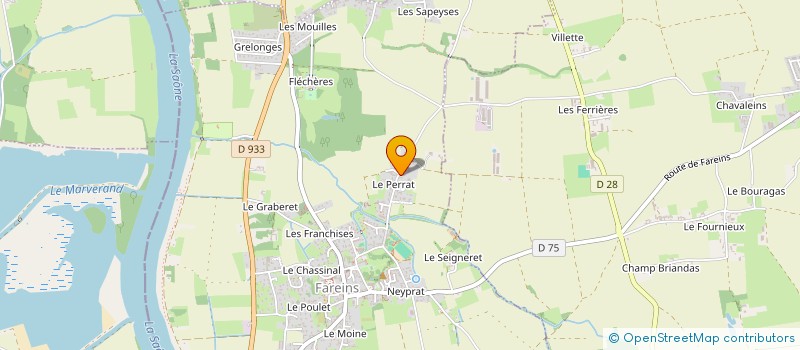 localisation de l'entreprise ABRACADA MAM  FAREINS