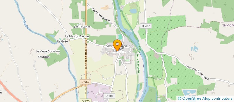 localisation de l'entreprise ABRACADA ' MAM  MONTREUIL-SUR-MAINE