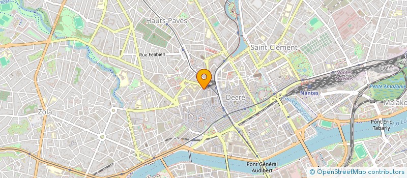 localisation de l'entreprise ABRACADA'VRAC à NANTES