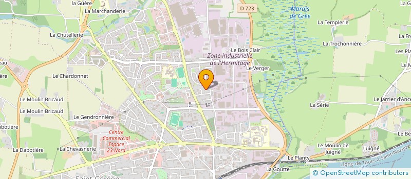 localisation de l'entreprise ABRACADABALLE à ANCENIS-SAINT-GEREON