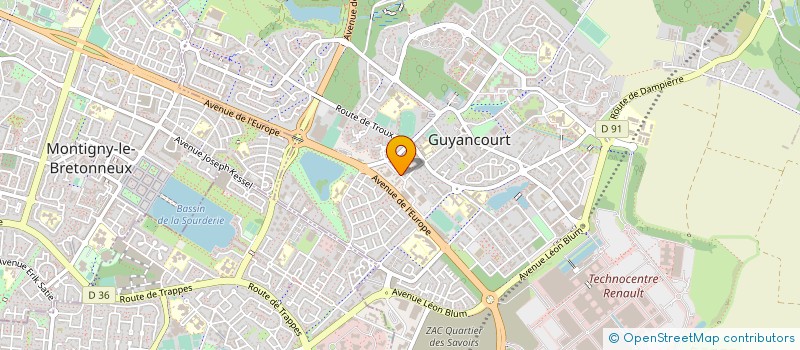 localisation de l'entreprise ABRACADABOIS 78  GUYANCOURT