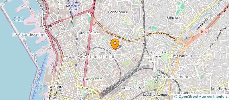 localisation de l'entreprise ABRACADABRA à MARSEILLE