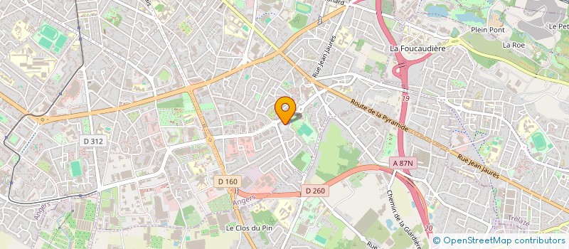 localisation de l'entreprise ABRACATAPUS à ANGERS