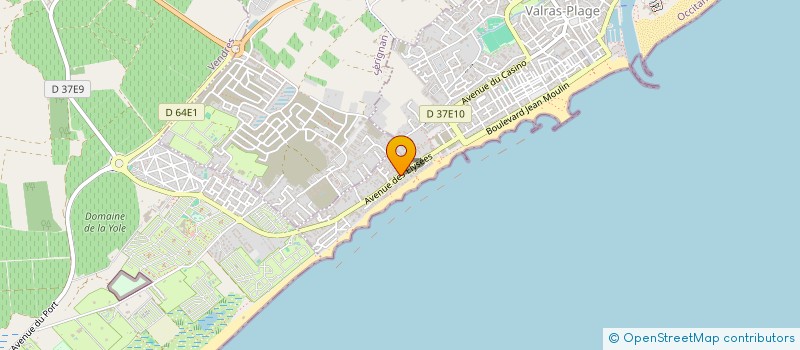 localisation de l'entreprise ABRAHAM  VALRAS-PLAGE