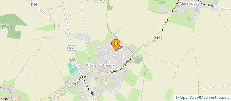 localisation de l'entreprise ABRAHAM  VILLERS-OUTREAUX