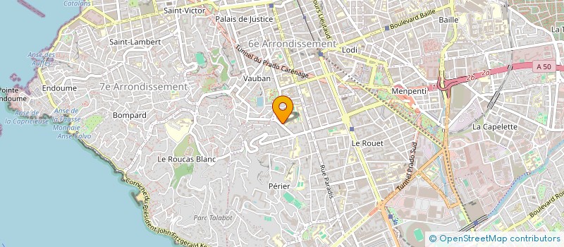 localisation de l'entreprise ABRAHAM ECOM à MARSEILLE