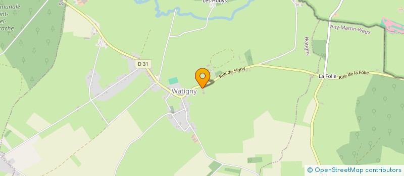 localisation de l'entreprise ABRAHAM NAVEAU & FILS  WATIGNY