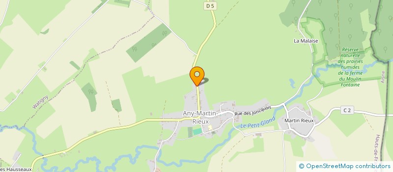 localisation de l'entreprise ABRAHAM NICOLAS  ANY-MARTIN-RIEUX