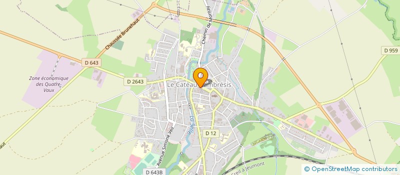 localisation de l'entreprise ABRAHAM SWIETLICKI ET CIE  LE CATEAU-CAMBRESIS