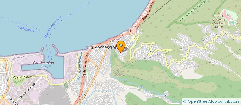 localisation de l'entreprise ABRAL TRAITEUR à LA POSSESSION