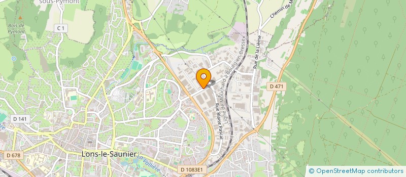 localisation de l'entreprise ABRAPA FORMATION à LONS-LE-SAUNIER