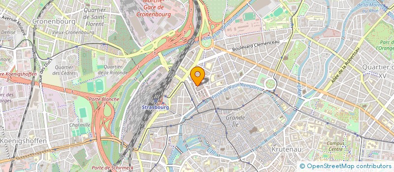 localisation de l'entreprise ABRAPA-VACANCES  STRASBOURG