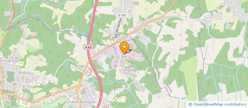 localisation de l'entreprise ABRASIFS MENDIOLA à BAYONNE
