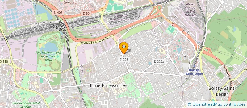 localisation de l'entreprise ABRASIFS SANS FRONTIERES  LIMEIL-BREVANNES