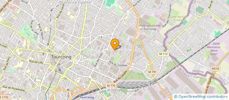 localisation de l'entreprise ABRASIFS STA à TOURCOING