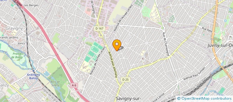 localisation de l'entreprise ABRASIVE à SAVIGNY-SUR-ORGE