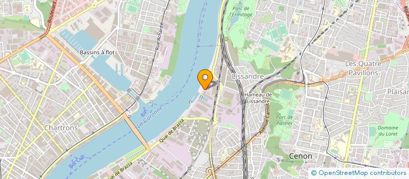 localisation de l'entreprise ABRAXAS INGENIERIE à BORDEAUX