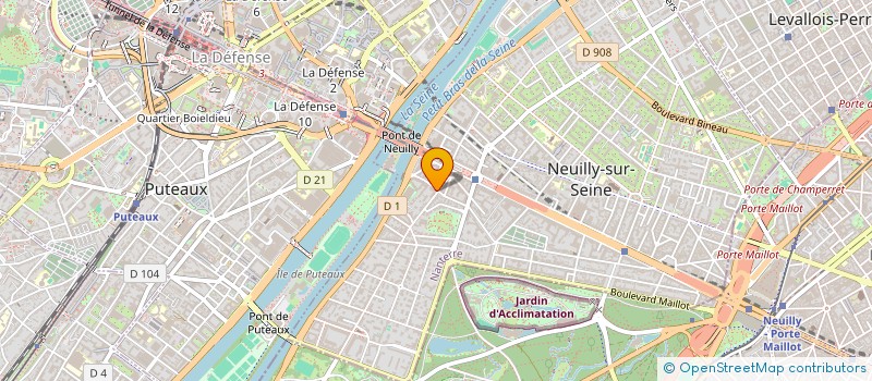 localisation de l'entreprise ABRAXAS NEUILLY à NEUILLY-SUR-SEINE