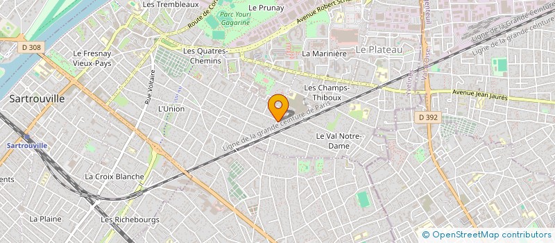 localisation de l'entreprise ABRB  SARTROUVILLE