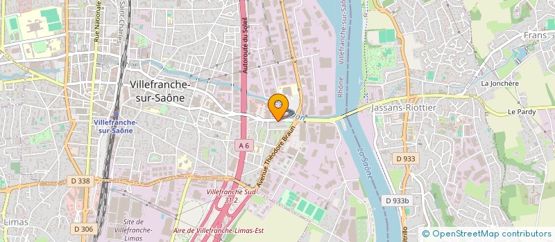localisation de l'entreprise ABREGE SIGNALETIQUE à VILLEFRANCHE-SUR-SAONE