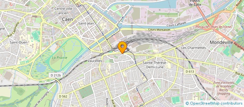 localisation de l'entreprise ABRELYS à CAEN