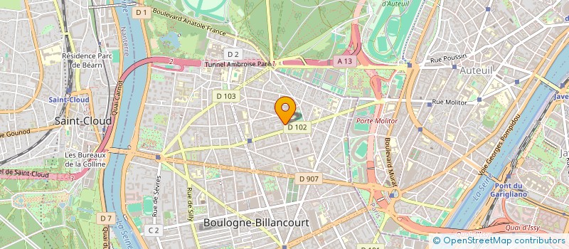 localisation de l'entreprise ABREVIO à BOULOGNE-BILLANCOURT