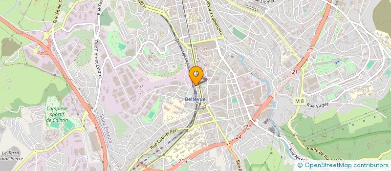 localisation de l'entreprise ABRI  SAINT-ETIENNE