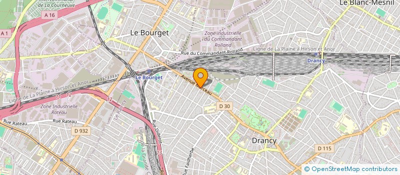 localisation de l'entreprise ABRI-BAT SOIT (AGENCEMENT DU BATIMENT ET RENOVATION INTERIEURE - BAT) à DRANCY