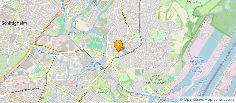 localisation de l'entreprise ABRI BATISSE à STRASBOURG