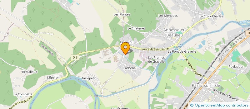 localisation de l'entreprise ABRI CONFORT à ANNESSE-ET-BEAULIEU