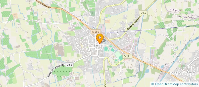 localisation de l'entreprise ABRI-COTIER à SARRIANS