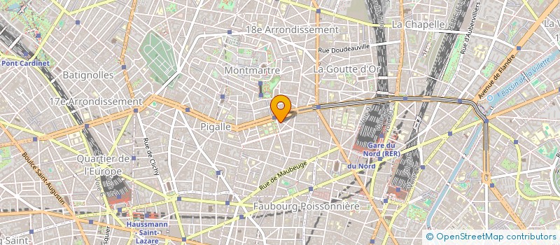 localisation de l'entreprise ABRI DECO à PARIS