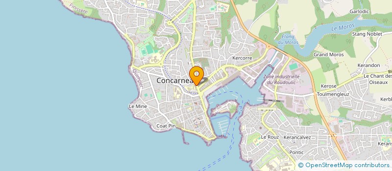 localisation de l'entreprise ABRI DES NOTAIRES DE CONCARNEAU  CONCARNEAU