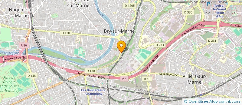 localisation de l'entreprise ABRI ENTREPRISE GENERALE DE BATIMENT à BRY-SUR-MARNE