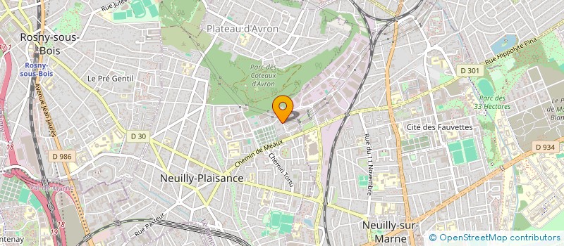localisation de l'entreprise ABRI ETANCHE à NEUILLY-PLAISANCE