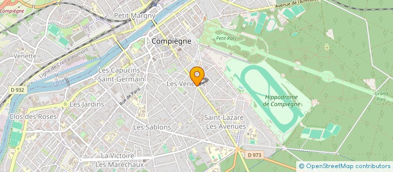localisation de l'entreprise ABRI LOGIS à COMPIEGNE