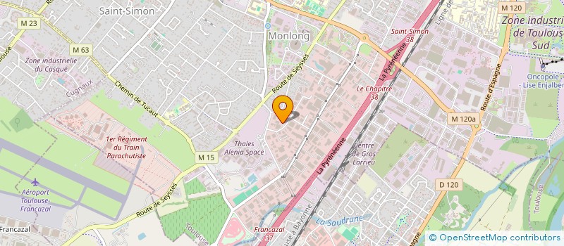 localisation de l'entreprise ABRI OCCITAN à TOULOUSE