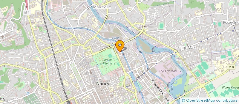 localisation de l'entreprise ABRI SUR TOITURES SARL  NANCY