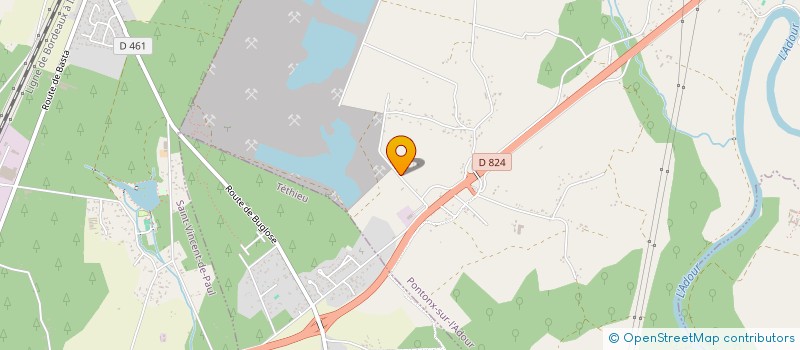 localisation de l'entreprise ABRI TRADI  PONTONX-SUR-L'ADOUR