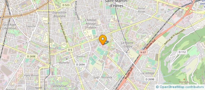 localisation de l'entreprise ABRI VELO SARL à GRENOBLE