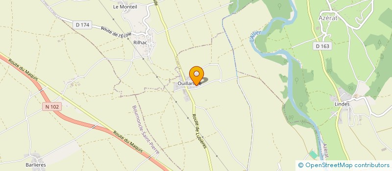 localisation de l'entreprise ABRIAL  BRIOUDE