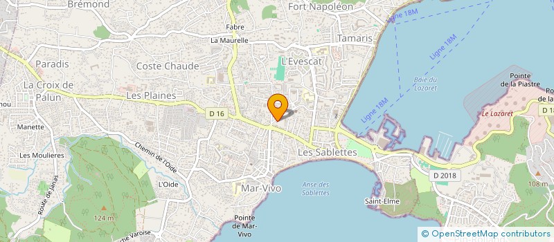 localisation de l'entreprise ABRIBAT à LA SEYNE-SUR-MER
