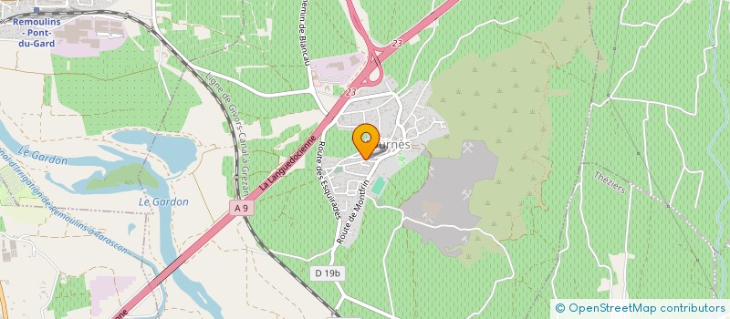 localisation de l'entreprise ABRIC AMENAGEMENT  NIMES