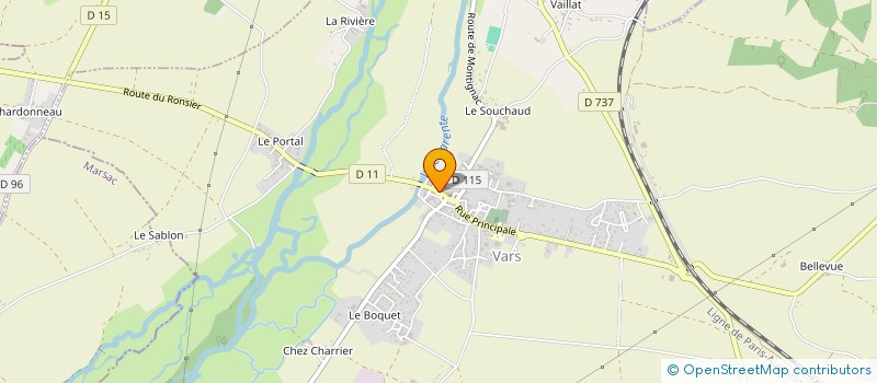 localisation de l'entreprise ABRICAU à XAMBES