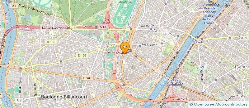 localisation de l'entreprise ABRICE à VERSAILLES