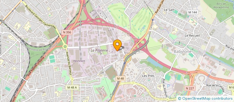 localisation de l'entreprise ABRICO à WASQUEHAL