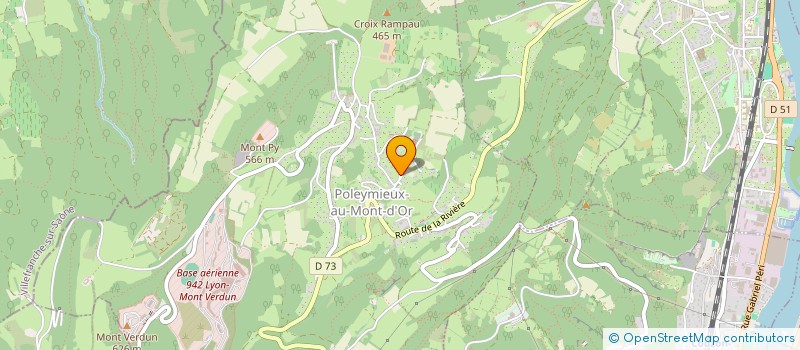 localisation de l'entreprise ABRICOT  POLEYMIEUX-AU-MONT-D'OR