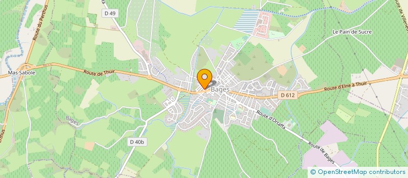 localisation de l'entreprise ABRICOT COM EVENT  BAGES